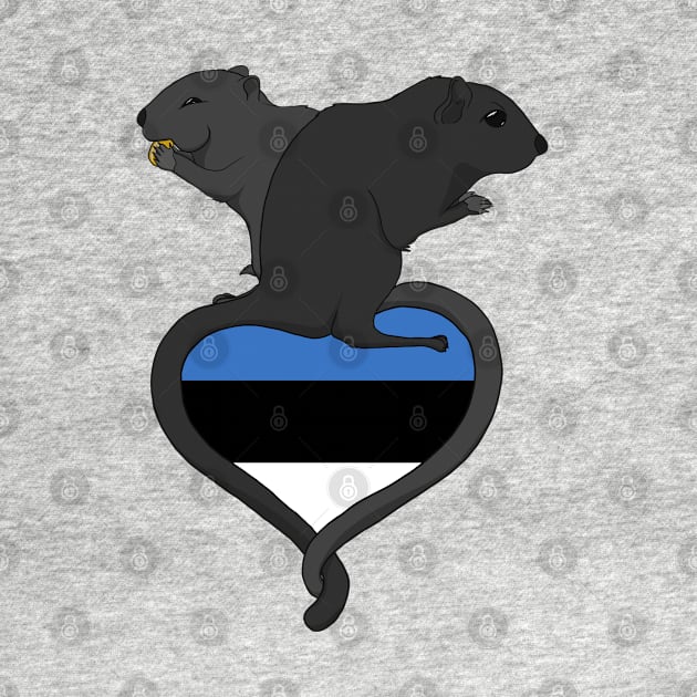 Gerbil Estonia (dark) by RampArt